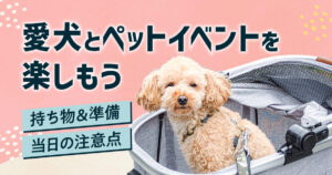 愛犬とペットイベントを楽しもう 持ち物＆準備、当日の注意点